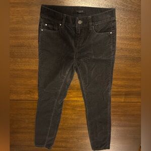 Ann Taylor Petite Black Corduroy Pants